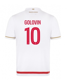 AS Monaco Aleksandr Golovin #10 Maglia Gara Casa Repliche 2025-26 Maniche Corte